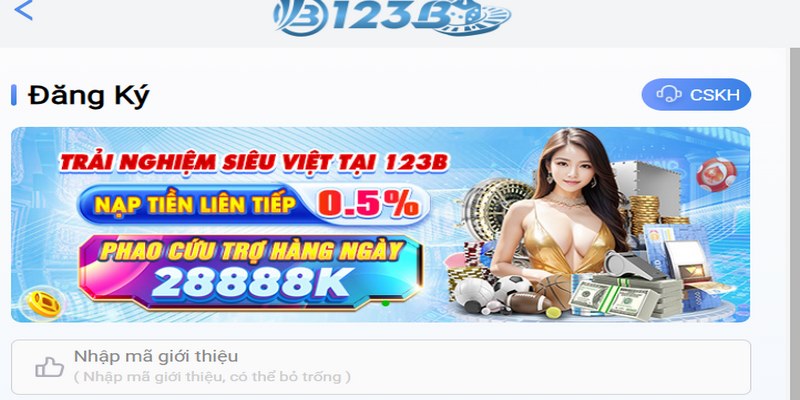 Bước đăng ký 123b bạn cần nắm rõ để không thực hiện sai