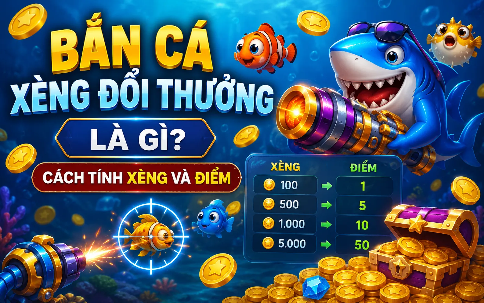 Bắn Cá Xèng Đổi Thưởng Là Gì