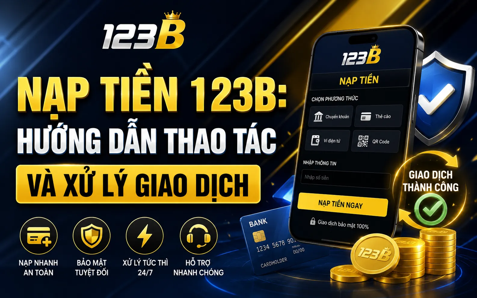 nạp tiền 123B