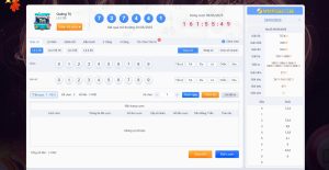 giao diện trang xổ số miền trung