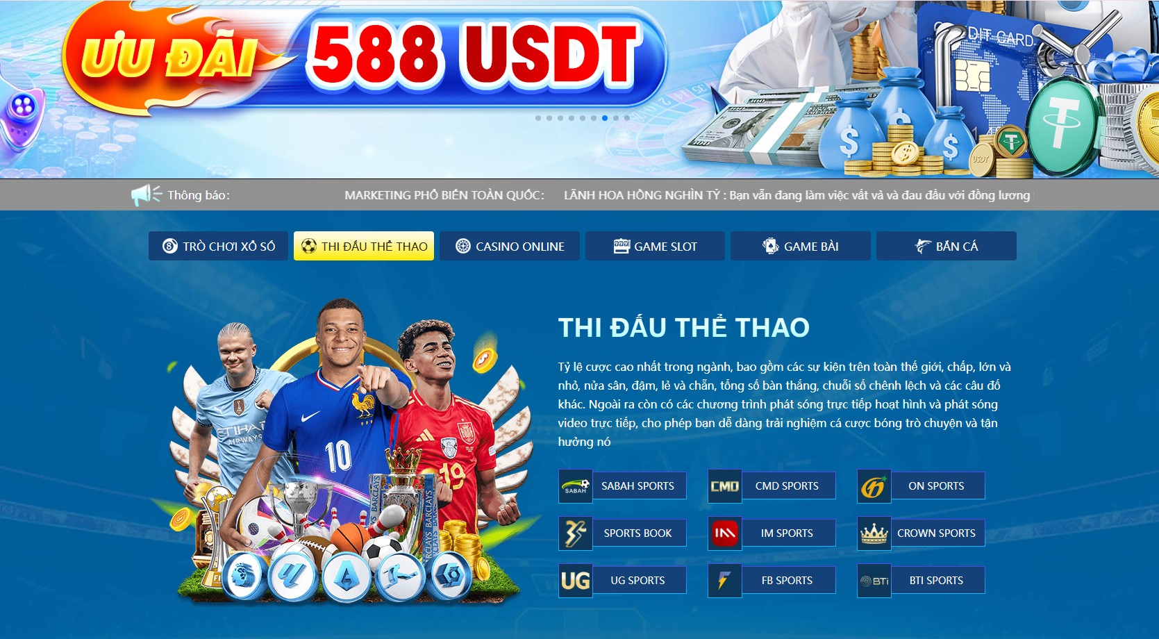 thể thao 123b