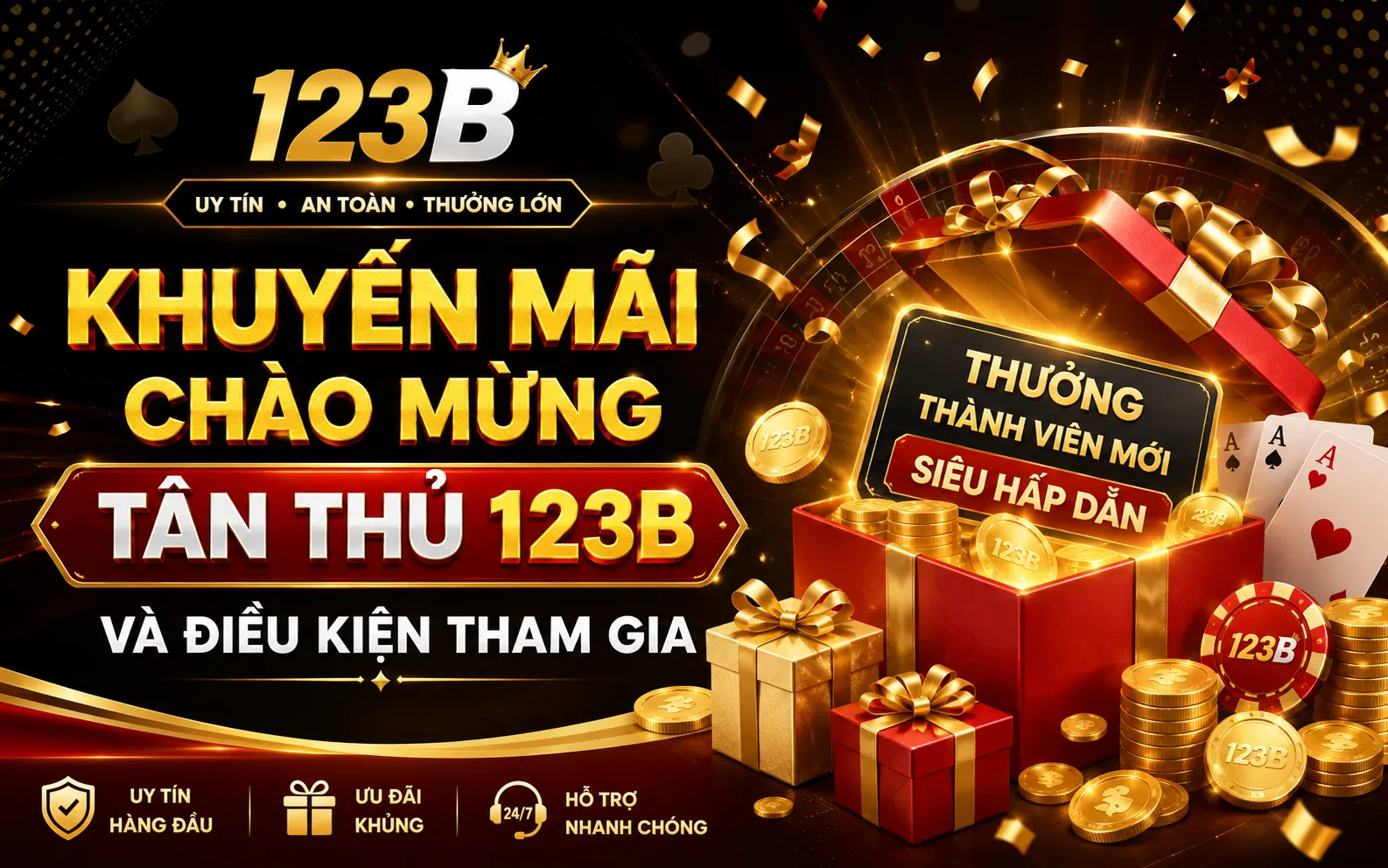Khuyến Mãi Chào Mừng Tân Thủ 123B