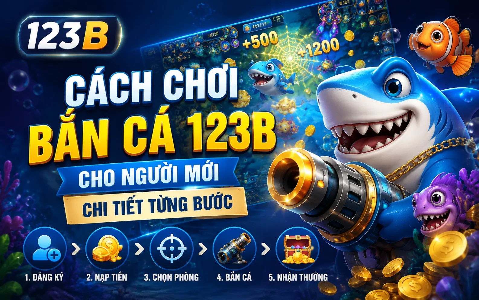 Cách Chơi Bắn Cá 123B